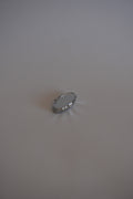 Silver Oval Pill Box