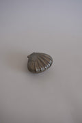 Vintage Silver Plated Shell Jewelry Box