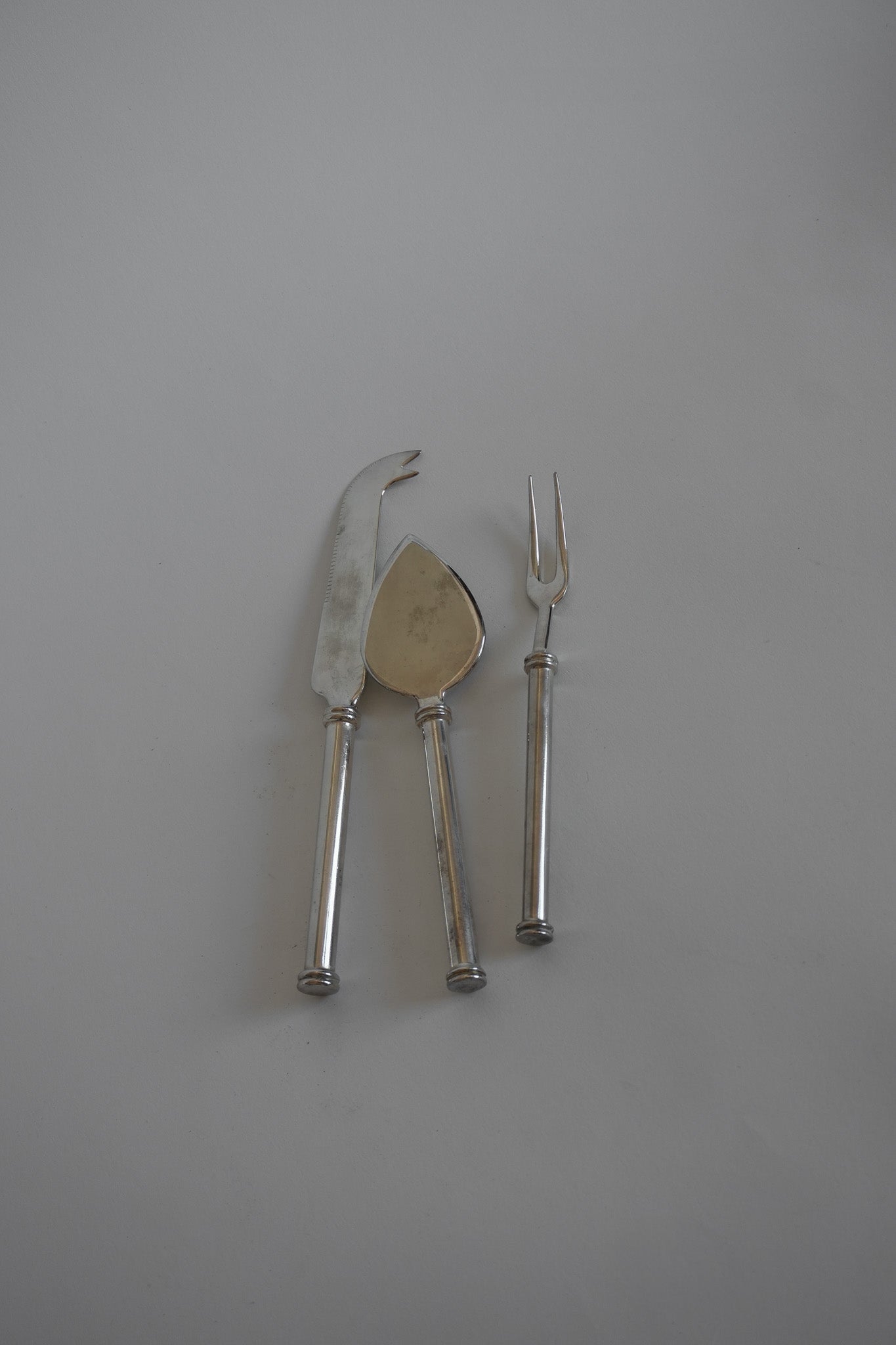 Vintage Silver Cheese Knives