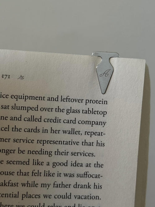 ENGRAVED BOOKMARK